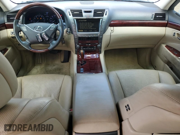 2007 Lexus LS 460 with VIN JTHBL46F675022583, listed as a Copart auction lot 56271485 with 256,234 mi miles and Clean Title. Bid and sale history available at DreamBid. Image 8.