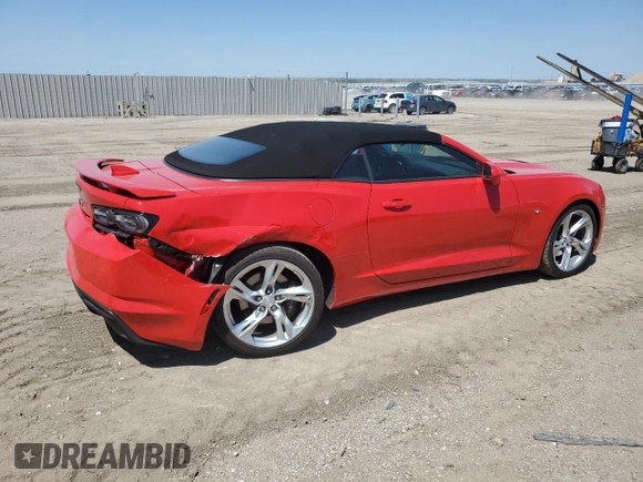 2019 Chevrolet Camaro 2SS z VIN 1G1FH3D7XK0126969, wystawiony jako Copart lot #55491575 z przebiegiem 9 156 mil mil oraz Szkoda całkowita • Salvage title. Historia ofert i sprzedaży dostępna na DreamBid. Obrazek 3.