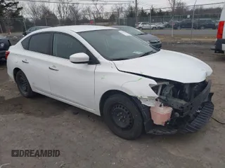 2016 Nissan Sentra S with VIN 3N1AB7AP2GY222657, listed as a IAAI auction lot 41493191 with 116,982 mi miles. Bid and sale history available at carsss.com. Image 1.