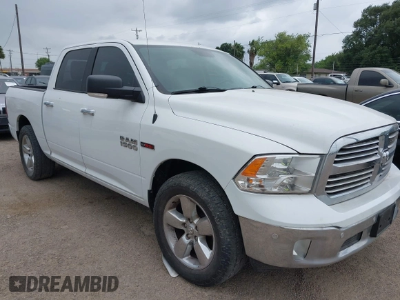 2017 Ram 1500 Big Horn with VIN 1C6RR6LM3HS741765, listed as a IAAI auction lot 42116283 with 1 mi miles. Bid and sale history available at carsss.com. Image 1.