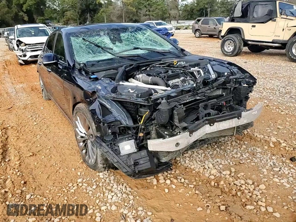 2019 Genesis G90 Premium with VIN KMTF34JA2KU056535, listed as a Copart auction lot 88347195 with Not Provided miles and Salvage Title. Bid and sale history available at DreamBid. Image 11.