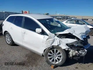 2010 Mazda CX-7 SV with VIN JM3ER2WM6A0302807, listed as a IAAI auction lot 41862039 with 127,470 mi miles. Bid and sale history available at carsss.com. Image 1.
