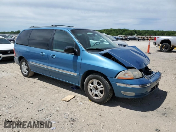 2002 Ford Windstar SE with VIN 2FMZA52432BB89435, listed as a Copart auction lot 57161005 with 156,081 mi miles and Salvage title. Bid and sale history available at DreamBid. Image 4.