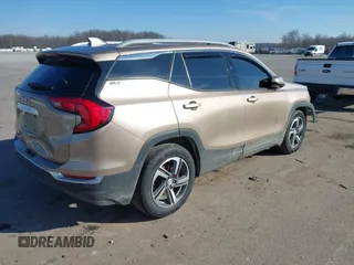 2018 GMC Terrain SLT with VIN 3GKALPEV7JL253429, listed as a IAAI auction lot 41527332 with 118,996 mi miles and . Bid and sale history available at carsss.com. Image 4.