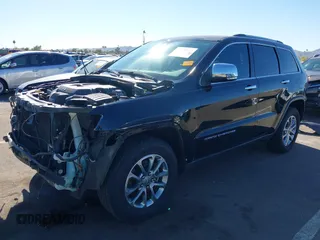 2015 Jeep Grand Cherokee Limited with VIN 1C4RJEBGXFC841522, listed as a IAAI auction lot 41829611 with 123,486 mi miles. Bid and sale history available at carsss.com. Image 18.