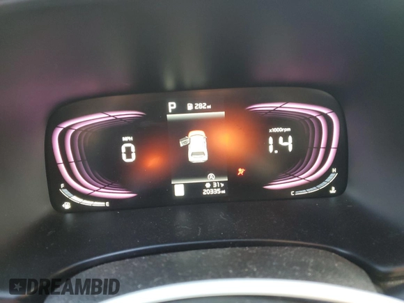 2023 Kia Soul LX with VIN KNDJ23AU9P7873460, listed as a Copart auction lot 84248574 with 20,335 mi miles and Salvage Title. Bid and sale history available at DreamBid. Image 9.