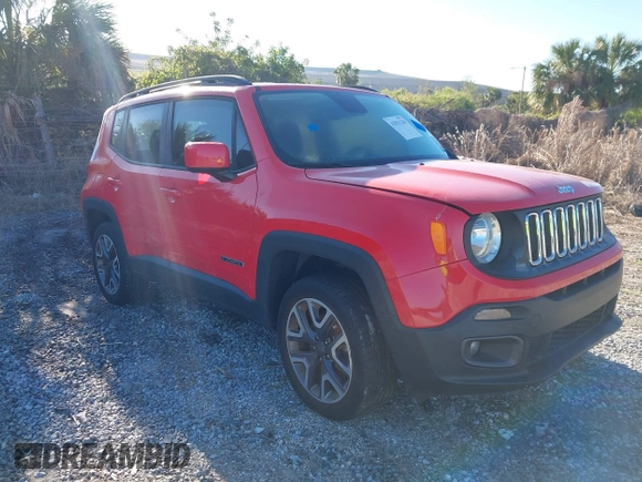 2017 Jeep Renegade Latitude z VIN ZACCJBBB1HPF99145, wystawiony jako IAAI lot #41831210 z przebiegiem Nie podano mil oraz . Historia ofert i sprzedaży dostępna na DreamBid. Obrazek 1.