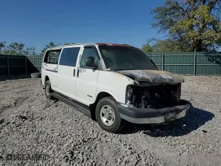 2004 Chevrolet Express Passenger with VIN 1GAHG39U641125132, listed as a Copart auction lot 74329354 with 0 mi miles and Salvage Title. Bid and sale history available at carsss.com. Image 11.