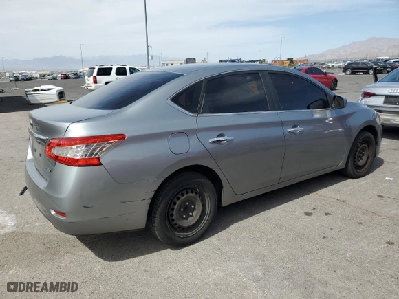 2014 Nissan Sentra SV with VIN 3N1AB7AP5EY321146, listed as a Copart auction lot 51289175 with 128,107 mi miles and Salvage Title. Bid and sale history available at carsss.com. Image 3.