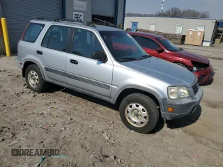 2001 Honda CR-V LX with VIN JHLRD174X1C001721, listed as a Copart auction lot 49650405 with 296,014 mi miles and Salvage Title. Bid and sale history available at carsss.com. Image 4.