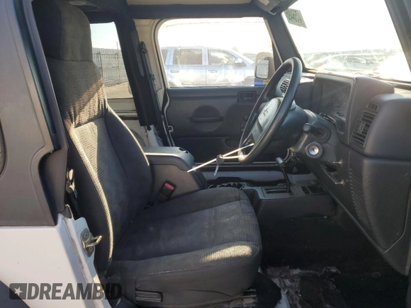 2004 Jeep Wrangler Sport Right Hand Drive with VIN 1J4F449S24P802440, listed as a Copart auction lot 47664495 with 138,950 mi miles and Clean Title. Bid and sale history available at carsss.com. Image 7.