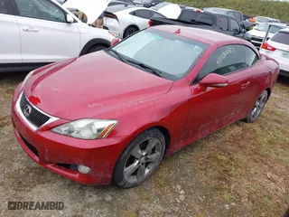 2010 Lexus IS 250C with VIN JTHFF2C25A2510074, listed as a IAAI auction lot 40530022 with 0 mi miles. Bid and sale history available at carsss.com. Image 18.