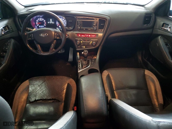 2013 Kia Optima SX w/Limited Pkg with VIN 5XXGR4A6XDG166934, listed as a Copart auction lot 47452415 with 129,133 mi miles and Salvage Title. Bid and sale history available at carsss.com. Image 8.