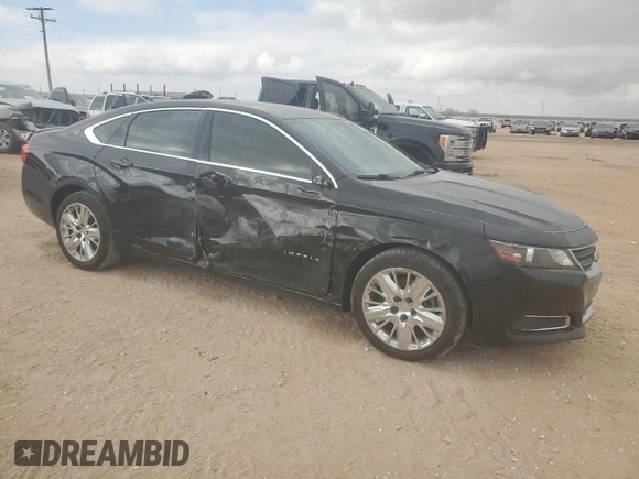 2017 Chevrolet Impala LS with VIN 2G11Z5SA6H9182228, listed as a Copart auction lot 42289005 with 122,356 mi miles and Salvage Title. Bid and sale history available at DreamBid. Image 4.