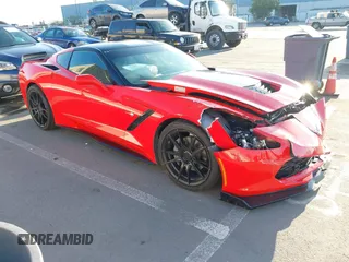 2019 Chevrolet Corvette 2LT with VIN 1G1YD2D75K5107912, listed as a IAAI auction lot 41334011 with 49,070 mi miles. Bid and sale history available at carsss.com. Image 1.