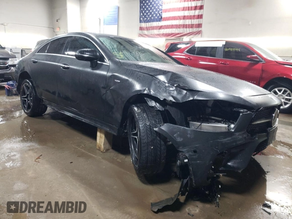 2019 Mercedes-Benz CLS with VIN WDD2J5KBXKA007137, listed as a Copart auction lot 86381034 with 37,462 mi miles and Salvage Title. Bid and sale history available at carsss.com. Image 4.