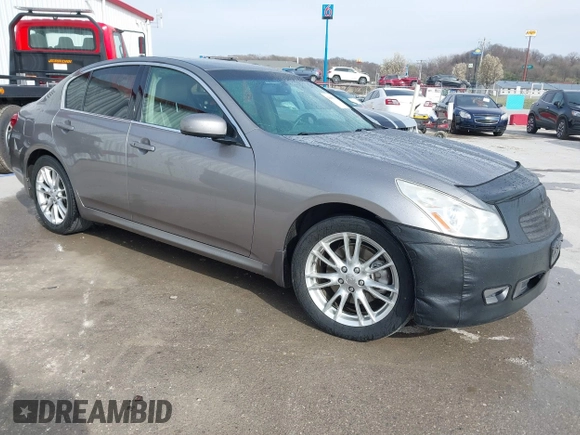 2008 Infiniti G35 Sedan x with VIN JNKBV61F98M260903, listed as a IAAI auction lot 41866181 with 251,557 mi miles. Bid and sale history available at carsss.com. Image 1.