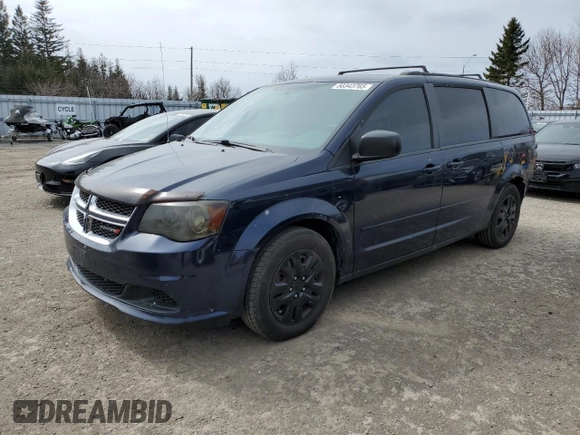 2015 Dodge Grand Caravan SE with VIN 2C4RDGBG5FR747087, listed as a Copart auction lot 50343765 with 195,018 mi miles and Salvage Title. Bid and sale history available at DreamBid. Image 1.