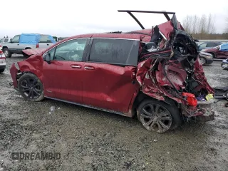 2021 Toyota Sienna XSE with VIN 5TDXRKECXMS050314, listed as a Copart auction lot 86000484 with 82,589 mi miles and Salvage Title. Bid and sale history available at DreamBid. Image 2.