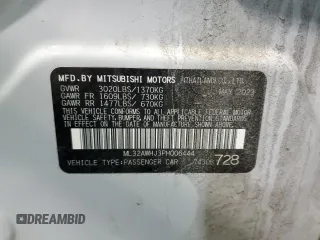 2023 Mitsubishi Mirage Black Edition with VIN ML32AWHJ3PH006444, listed as a Copart auction lot 42985065 with 15,858 mi miles and Clean title. Bid and sale history available at DreamBid. Image 12.