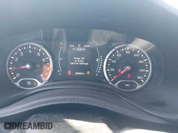 2018 Jeep Renegade Sport with VIN ZACCJAABXJPG96474, listed as a IAAI auction lot 41954257 with 95,900 mi miles and . Bid and sale history available at DreamBid. Image 7.