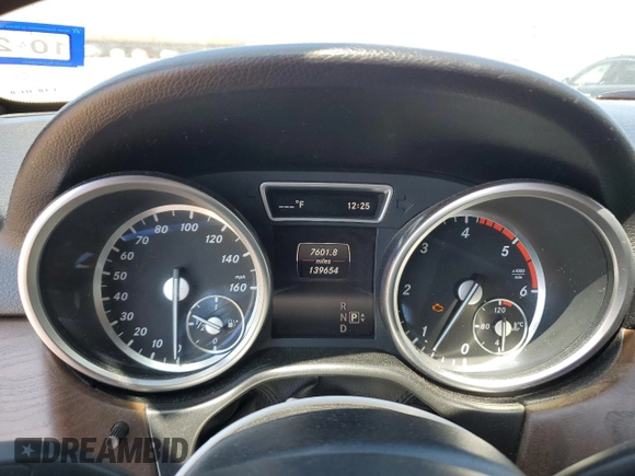 2014 Mercedes-Benz M 350 with VIN 4JGDA2EB5EA336177, listed as a Copart auction lot 52234585 with 139,654 mi miles and Salvage Title. Bid and sale history available at DreamBid. Image 9.