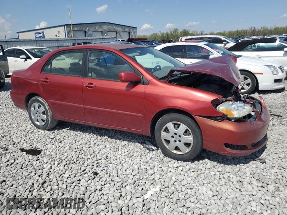 2005 Toyota Corolla CE with VIN 1NXBR32E75Z392172, listed as a Copart auction lot 52609435 with 139,831 mi miles and Salvage Title. Bid and sale history available at DreamBid. Image 4.