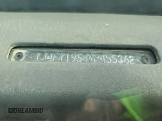 1997 Jeep Wrangler Sport with VIN 1J4FY19S8VP455362, listed as a Copart auction lot 75990644 with 236,347 mi miles and Salvage Title. Bid and sale history available at carsss.com. Image 14.