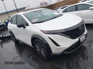 2024 Nissan ARIYA Evolve+ z VIN JN1BF0BAXRM435453, wystawiony jako IAAI lot #41745123 z przebiegiem 5 565 mil mil oraz . Historia ofert i sprzedaży dostępna na DreamBid. Obrazek 1.