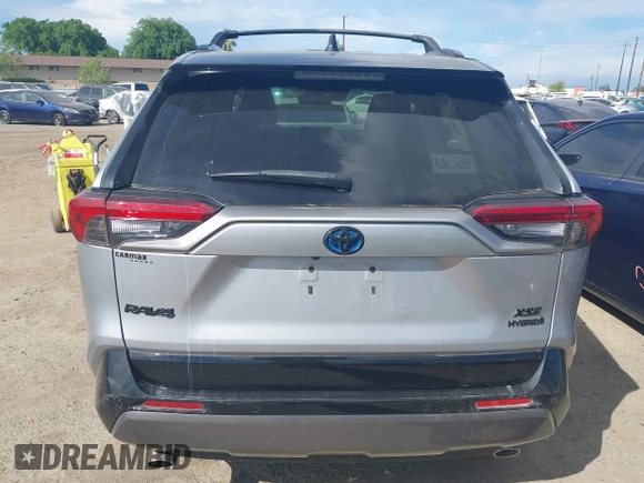 2021 Toyota RAV4 Hybrid XSE with VIN 4T3E6RFV6MU040399, listed as a IAAI auction lot 42020866 with 46,593 mi miles and . Bid and sale history available at DreamBid. Image 17.