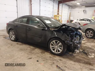 2015 Buick Regal with VIN 2G4GK5EX1F9283790, listed as a IAAI auction lot 41526302 with 87,411 mi miles. Bid and sale history available at carsss.com. Image 1.