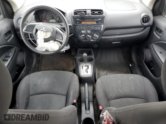 2017 Mitsubishi Mirage ES with VIN ML32F3FJ6HHF14592, listed as a Copart auction lot 65472224 with 130,216 mi miles and Salvage title. Bid and sale history available at DreamBid. Image 8.