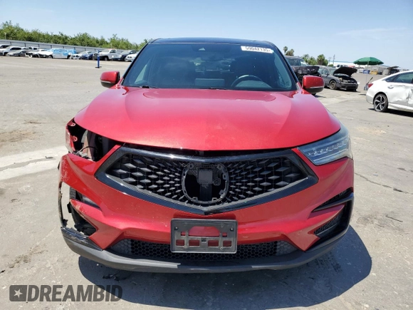2019 Acura RDX w/A-Spec Pkg with VIN 5J8TC1H6XKL003994, listed as a Copart auction lot 59042135 with 122,227 mi miles and Salvage title. Bid and sale history available at DreamBid. Image 5.