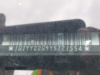 2000 Chevrolet Corvette z VIN 1G1YY22G9Y5121554, wystawiony jako IAAI lot #42437146 z przebiegiem Nie podano mil oraz . Historia ofert i sprzedaży dostępna na DreamBid. Obrazek 9.