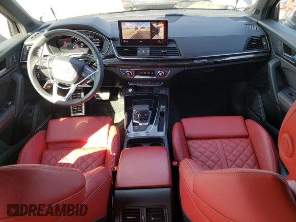 2023 Audi SQ5 Premium Plus with VIN WA1B4AFY0P2167063, listed as a Copart auction lot 39869674 with 12,008 mi miles and . Bid and sale history available at DreamBid. Image 8.