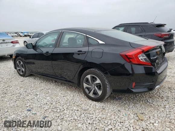 2019 Honda Civic LX with VIN 2HGFC2F60KH505609, listed as a Copart auction lot 50905455 with 101,807 mi miles and Salvage Title. Bid and sale history available at DreamBid. Image 2.