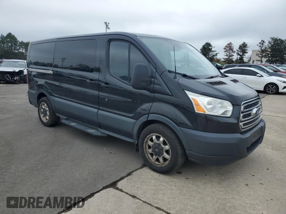 2015 Ford Transit Passenger XL with VIN 1FMZK1YG6FKA05480, listed as a Copart auction lot 55857055 with 218,510 mi miles and Clean title. Bid and sale history available at DreamBid. Image 4.
