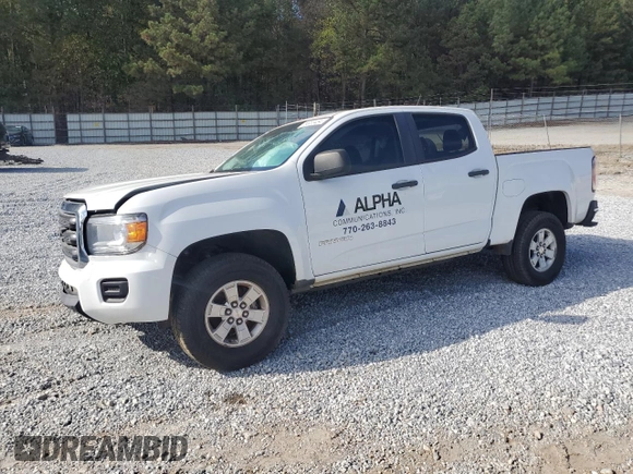 2019 GMC Canyon 2WD with VIN 1GTG5BEA9K1340824, listed as a Copart auction lot 79953484 with 121,703 mi miles and Non Repairable. Bid and sale history available at carsss.com. Image 1.