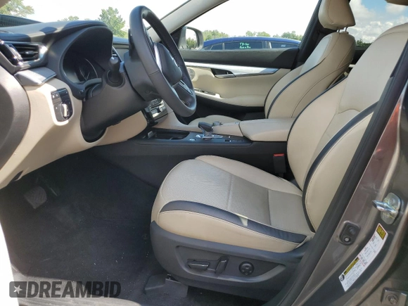 2022 Infiniti QX50 Essential with VIN 3PCAJ5CB5NF120297, listed as a Copart auction lot 65633113 with 10,035 mi miles and . Bid and sale history available at DreamBid. Image 7.