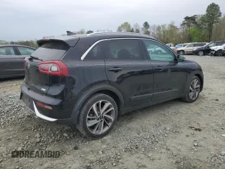 2017 Kia Niro Touring with VIN KNDCE3LC7H5055145, listed as a Copart auction lot 45996494 with 90,695 mi miles and Salvage Title. Bid and sale history available at carsss.com. Image 3.