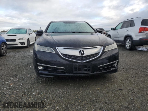 2015 Acura TLX V6 Advance with VIN 19UUB2F78FA008105, listed as a Copart auction lot 48707075 with 163,473 mi miles and Clean Title. Bid and sale history available at carsss.com. Image 5.