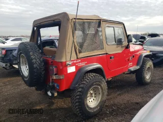 1995 Jeep Wrangler S with VIN 1J4FY19P5SP286022, listed as a Copart auction lot 82615144 with 194,475 mi miles and Clean Title. Bid and sale history available at carsss.com. Image 3.