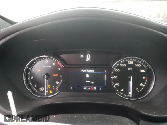 2022 Cadillac XT4 AWD Luxury with VIN 1GYFZBR43NF169994, listed as a Copart auction lot 80216334 with 49,224 mi miles and Non Repairable. Bid and sale history available at carsss.com. Image 9.