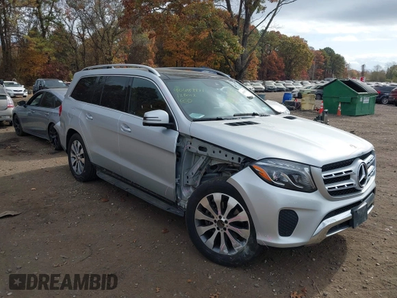 2018 Mercedes-Benz GLS 450 z VIN 4JGDF6EE9JB126835, wystawiony jako IAAI lot #40689971 z przebiegiem 57 698 mil mil oraz . Historia ofert i sprzedaży dostępna na DreamBid. Obrazek 1.