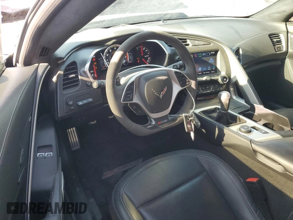 2016 Chevrolet Corvette Z06 3LZ with VIN 1G1YT2D68G5601246, listed as a Copart auction lot 62612494 with 15,172 mi miles and Salvage Title. Bid and sale history available at carsss.com. Image 8.