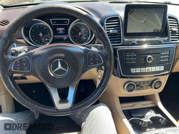 2017 Mercedes-Benz GLS 450 with VIN 4JGDF6EE2HA759791, listed as a Copart auction lot 56986545 with 126,018 mi miles and Clean Title. Bid and sale history available at DreamBid. Image 7.