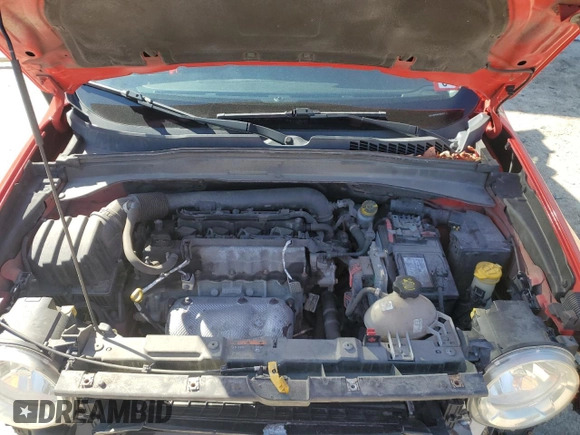 2017 Jeep Renegade Sport with VIN ZACCJBAB4HPG43818, listed as a Copart auction lot 53976885 with 122,789 mi miles and Salvage title. Bid and sale history available at DreamBid. Image 11.