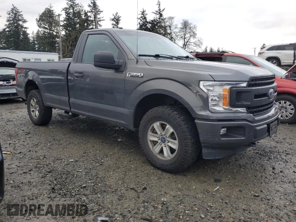 2018 Ford F-150 XL z VIN 1FTNF1EG5JKC26895, wystawiony jako Copart lot #81856764 z przebiegiem 46 609 mil mil oraz Szkoda całkowita • Salvage title. Historia ofert i sprzedaży dostępna na DreamBid. Obrazek 4.