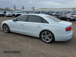 2013 Audi A8 3.0L with VIN WAURGAFD6DN004840, listed as a Copart auction lot 53507355 with 92,207 mi miles and Clean title. Bid and sale history available at DreamBid. Image 2.