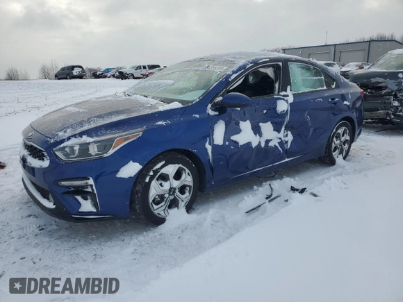 2019 Kia Forte LXS with VIN 3KPF24AD0KE132845, listed as a Copart auction lot 84255344 with 60,484 mi miles and Salvage title. Bid and sale history available at DreamBid. Image 1.
